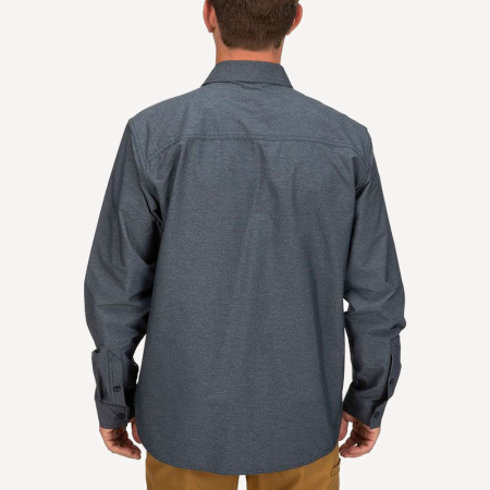 Рубашка Simms Prewett Stretch Woven LS Shirt (Мужской; S; Dark Moon)